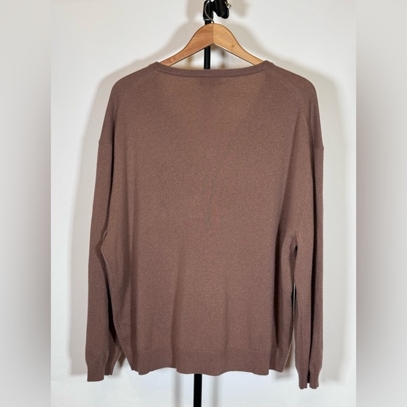 NWOT J Crew Cashmere relaxed V-neck sweater - Picture 2 of 5